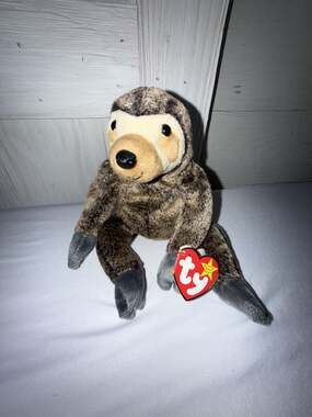 Ty Beanie Baby Slowpoke the Sloth Plush Toy Retired